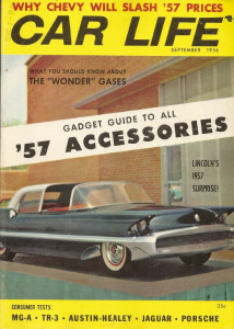 CAR LIFE 1956 SEPT - LOW PRICED FOREIGN CARS, LINCOLN CONCEPT, ACCESSORIES